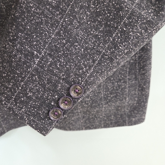 Ted Baker Mens Wool 2 Button Classic Blazer Size 2 36 US Career Office Designer - Picture 4 of 16